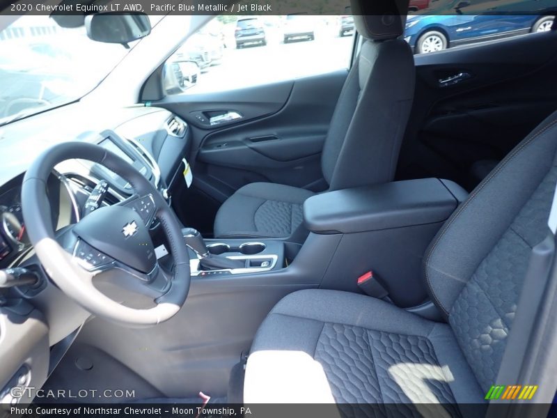 Pacific Blue Metallic / Jet Black 2020 Chevrolet Equinox LT AWD