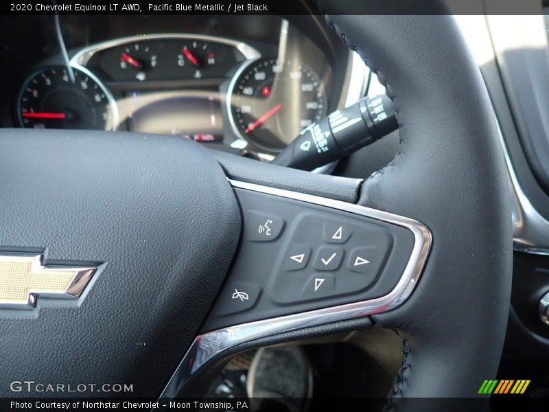 Pacific Blue Metallic / Jet Black 2020 Chevrolet Equinox LT AWD