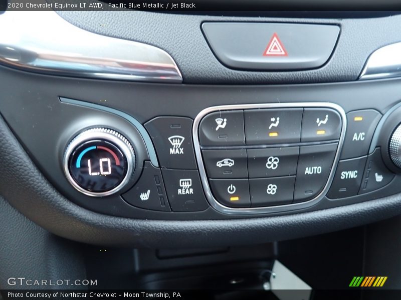 Pacific Blue Metallic / Jet Black 2020 Chevrolet Equinox LT AWD