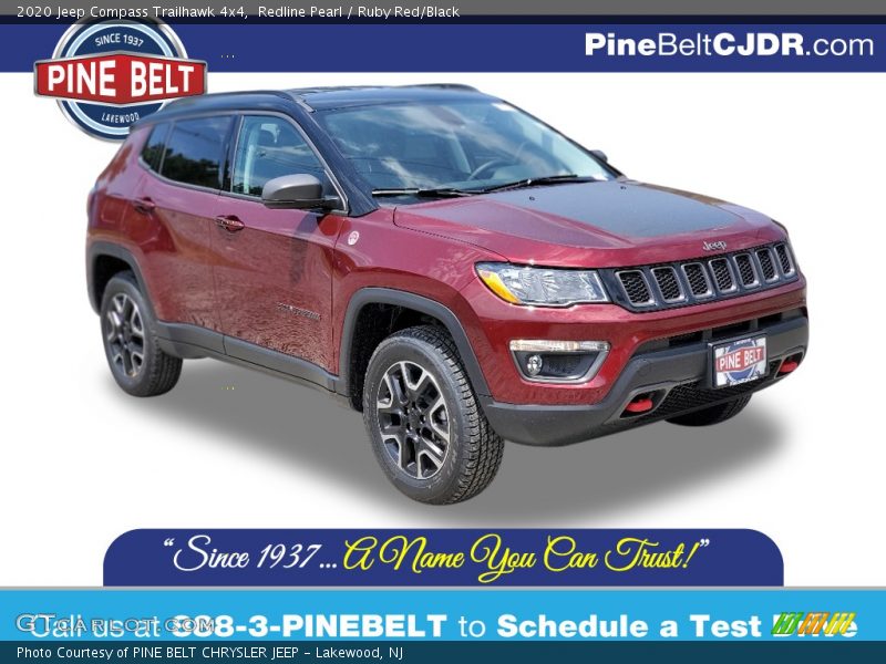 Redline Pearl / Ruby Red/Black 2020 Jeep Compass Trailhawk 4x4