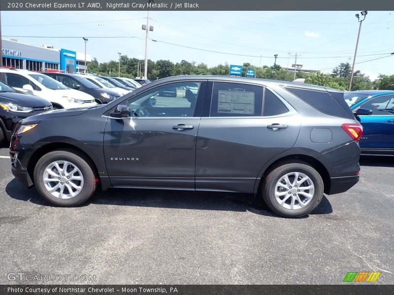 Nightfall Gray Metallic / Jet Black 2020 Chevrolet Equinox LT AWD