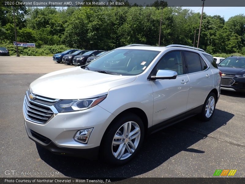 Silver Ice Metallic / Jet Black 2020 Chevrolet Equinox Premier AWD