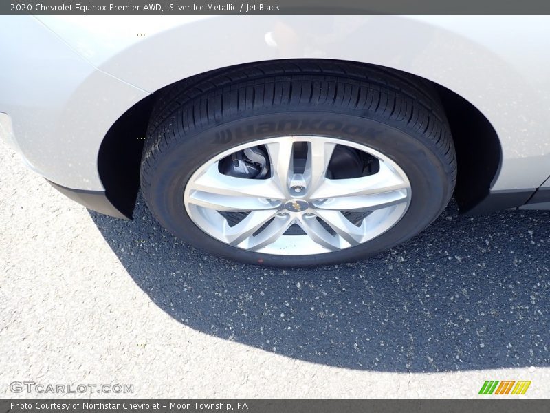 Silver Ice Metallic / Jet Black 2020 Chevrolet Equinox Premier AWD