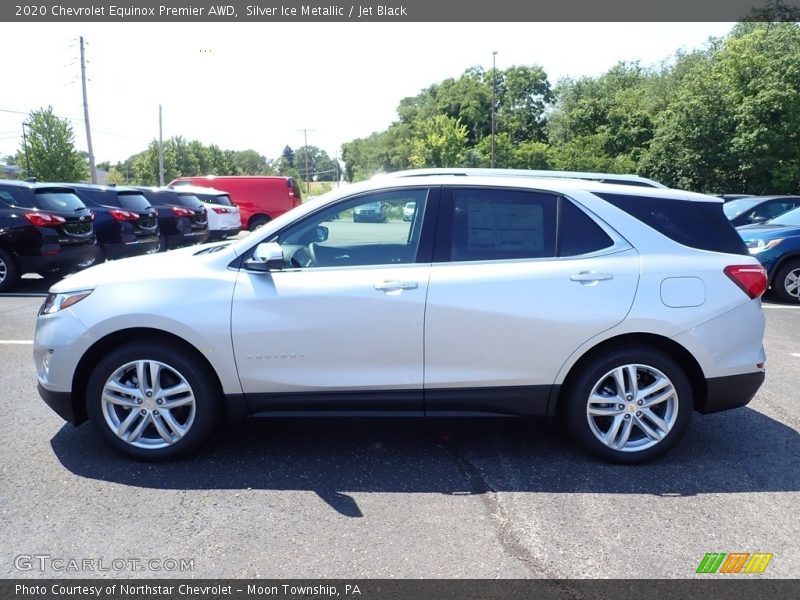 Silver Ice Metallic / Jet Black 2020 Chevrolet Equinox Premier AWD