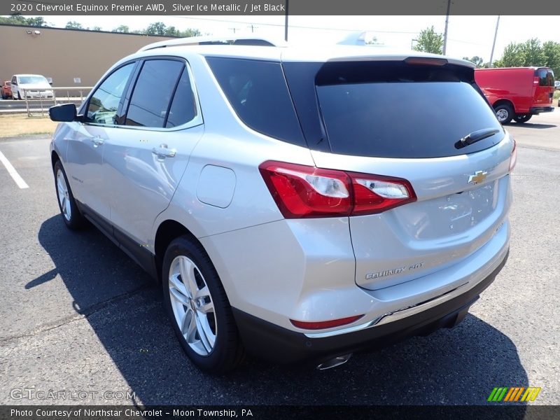 Silver Ice Metallic / Jet Black 2020 Chevrolet Equinox Premier AWD