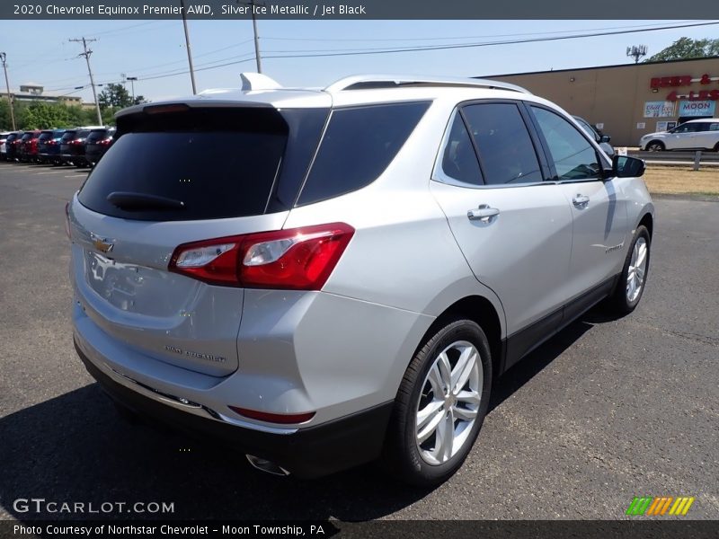 Silver Ice Metallic / Jet Black 2020 Chevrolet Equinox Premier AWD