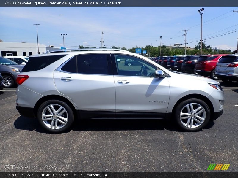 Silver Ice Metallic / Jet Black 2020 Chevrolet Equinox Premier AWD