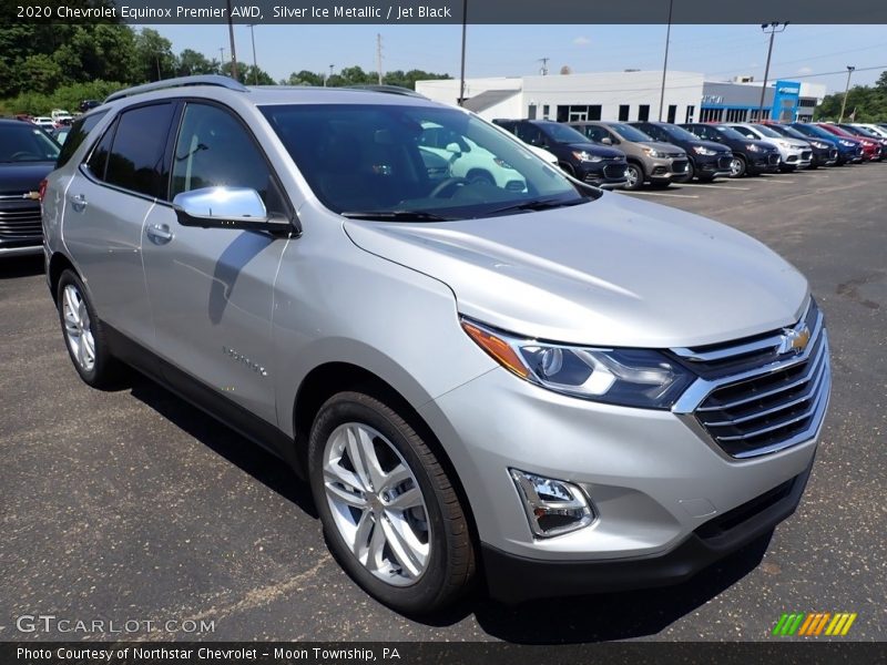 Silver Ice Metallic / Jet Black 2020 Chevrolet Equinox Premier AWD