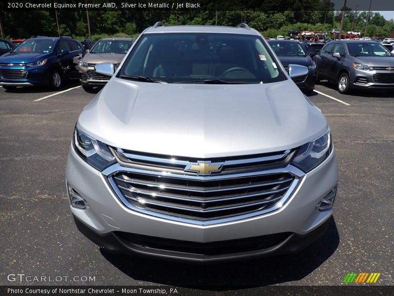 Silver Ice Metallic / Jet Black 2020 Chevrolet Equinox Premier AWD