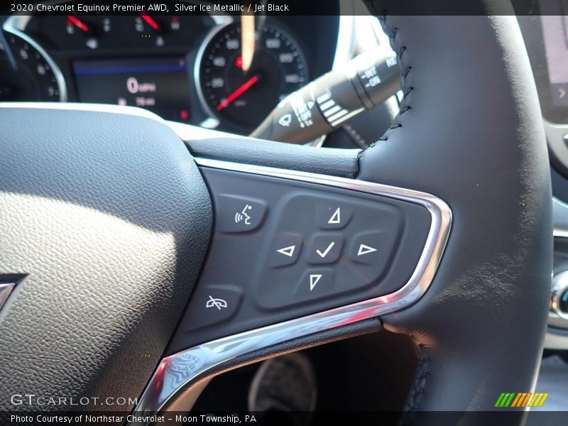 Silver Ice Metallic / Jet Black 2020 Chevrolet Equinox Premier AWD