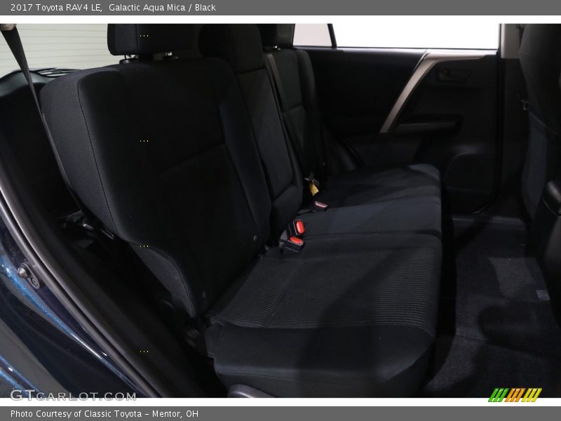 Galactic Aqua Mica / Black 2017 Toyota RAV4 LE