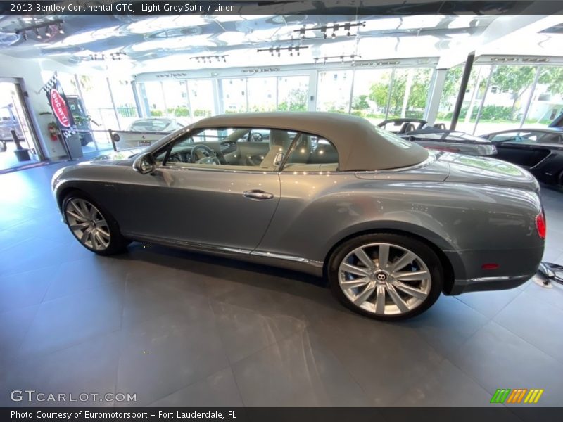 Light Grey Satin / Linen 2013 Bentley Continental GTC