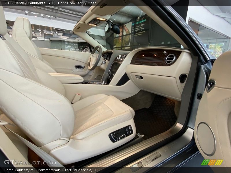 Light Grey Satin / Linen 2013 Bentley Continental GTC