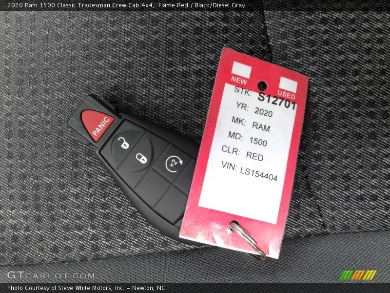 Keys of 2020 1500 Classic Tradesman Crew Cab 4x4