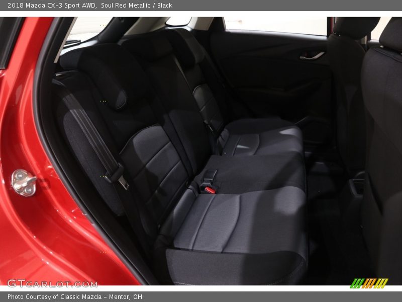 Soul Red Metallic / Black 2018 Mazda CX-3 Sport AWD