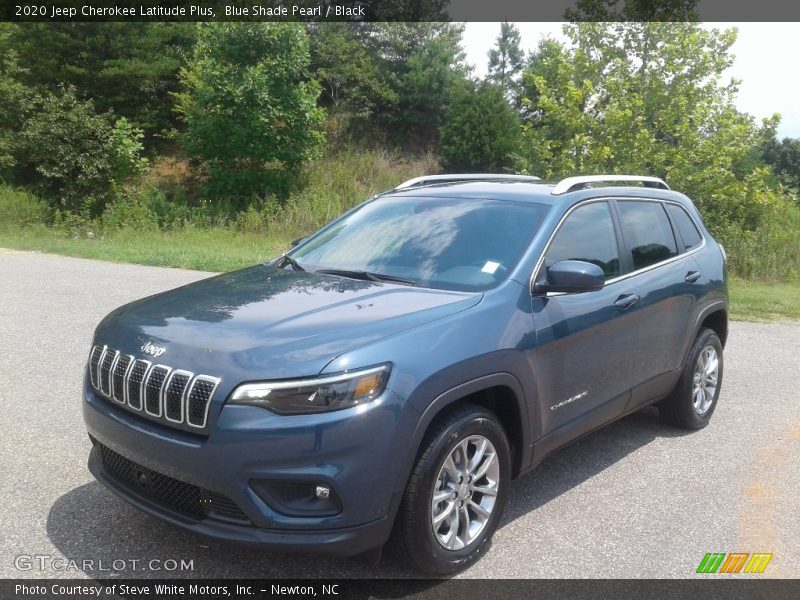 Blue Shade Pearl / Black 2020 Jeep Cherokee Latitude Plus