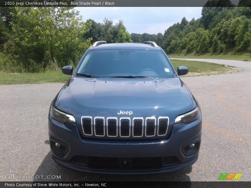 Blue Shade Pearl / Black 2020 Jeep Cherokee Latitude Plus