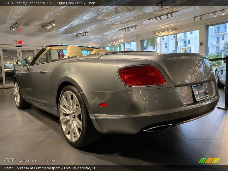 Light Grey Satin / Linen 2013 Bentley Continental GTC