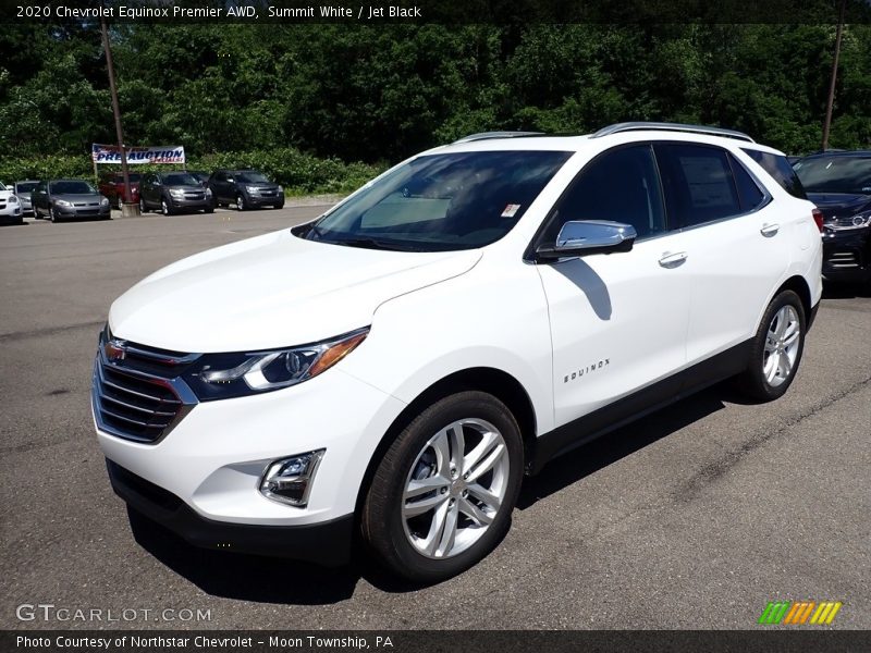 Summit White / Jet Black 2020 Chevrolet Equinox Premier AWD