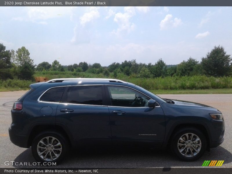 Blue Shade Pearl / Black 2020 Jeep Cherokee Latitude Plus