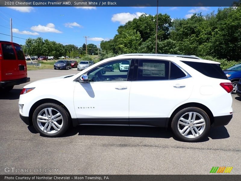 Summit White / Jet Black 2020 Chevrolet Equinox Premier AWD