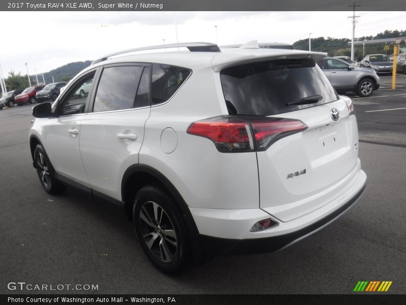 Super White / Nutmeg 2017 Toyota RAV4 XLE AWD