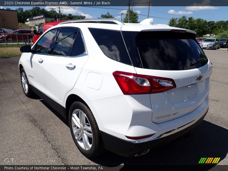 Summit White / Jet Black 2020 Chevrolet Equinox Premier AWD