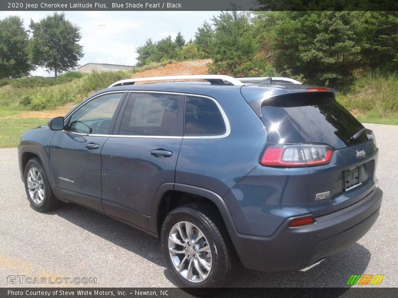 Blue Shade Pearl / Black 2020 Jeep Cherokee Latitude Plus