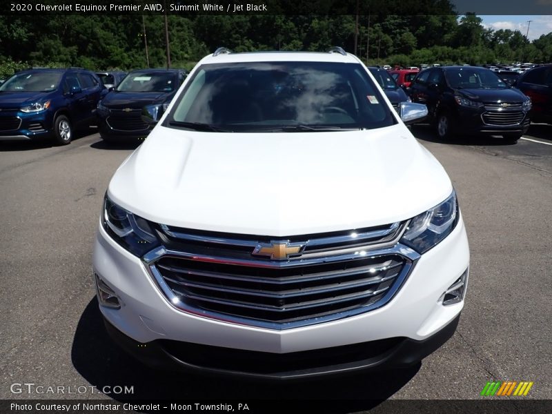 Summit White / Jet Black 2020 Chevrolet Equinox Premier AWD