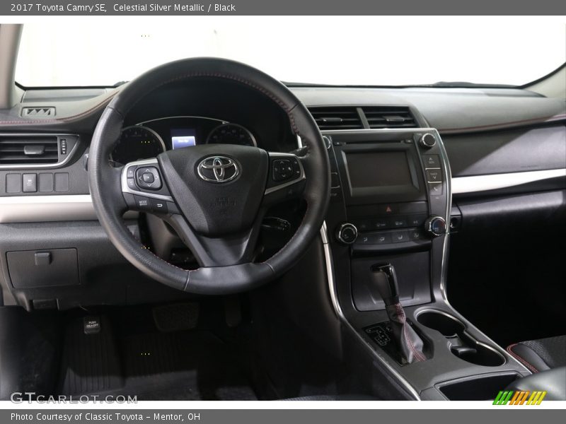 Celestial Silver Metallic / Black 2017 Toyota Camry SE