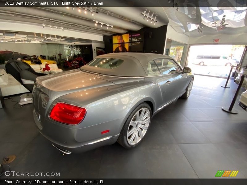 Light Grey Satin / Linen 2013 Bentley Continental GTC