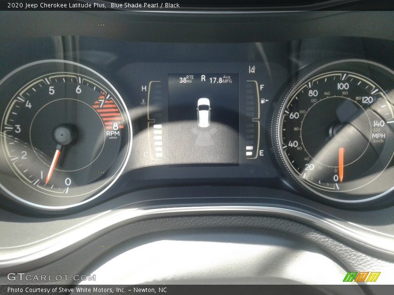Blue Shade Pearl / Black 2020 Jeep Cherokee Latitude Plus