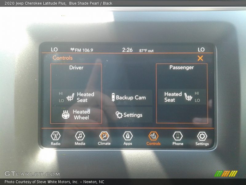 Blue Shade Pearl / Black 2020 Jeep Cherokee Latitude Plus