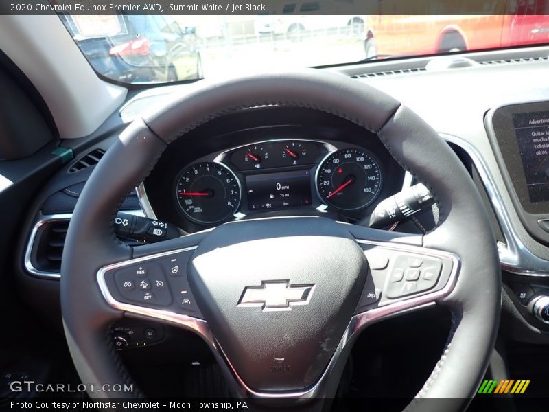 Summit White / Jet Black 2020 Chevrolet Equinox Premier AWD