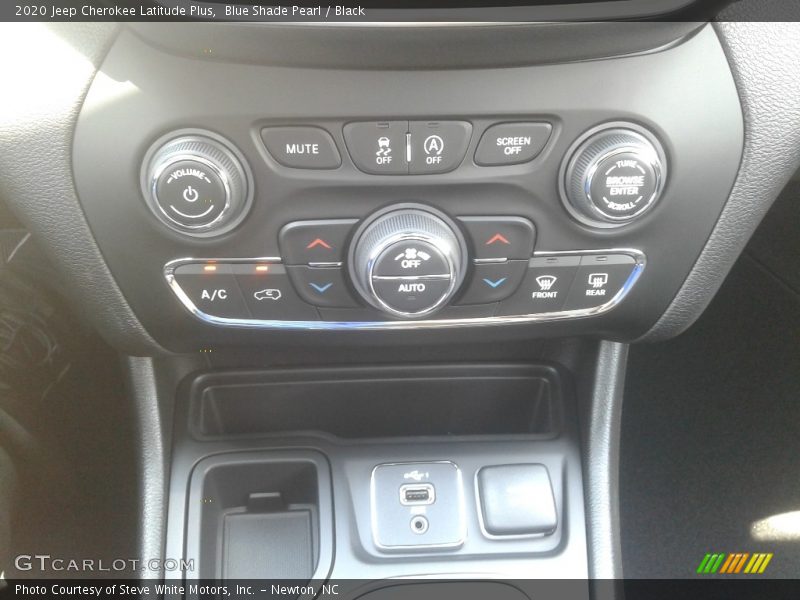 Blue Shade Pearl / Black 2020 Jeep Cherokee Latitude Plus