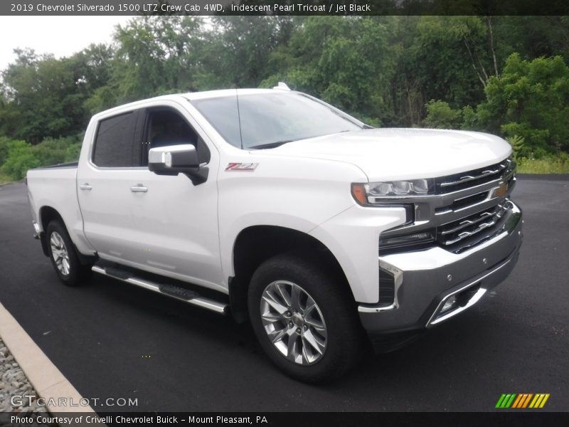 Iridescent Pearl Tricoat / Jet Black 2019 Chevrolet Silverado 1500 LTZ Crew Cab 4WD