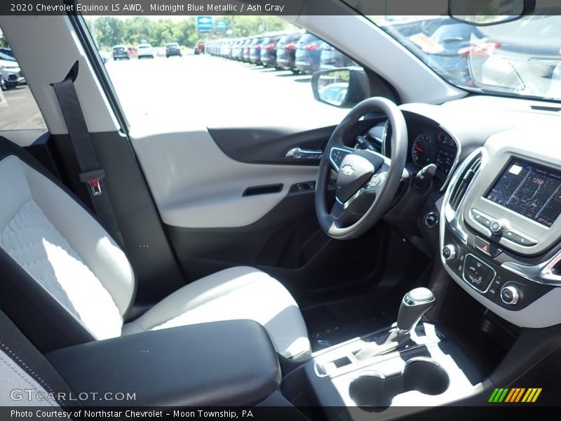 Midnight Blue Metallic / Ash Gray 2020 Chevrolet Equinox LS AWD