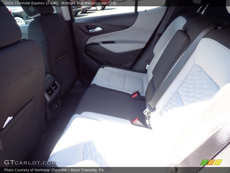 Midnight Blue Metallic / Ash Gray 2020 Chevrolet Equinox LS AWD
