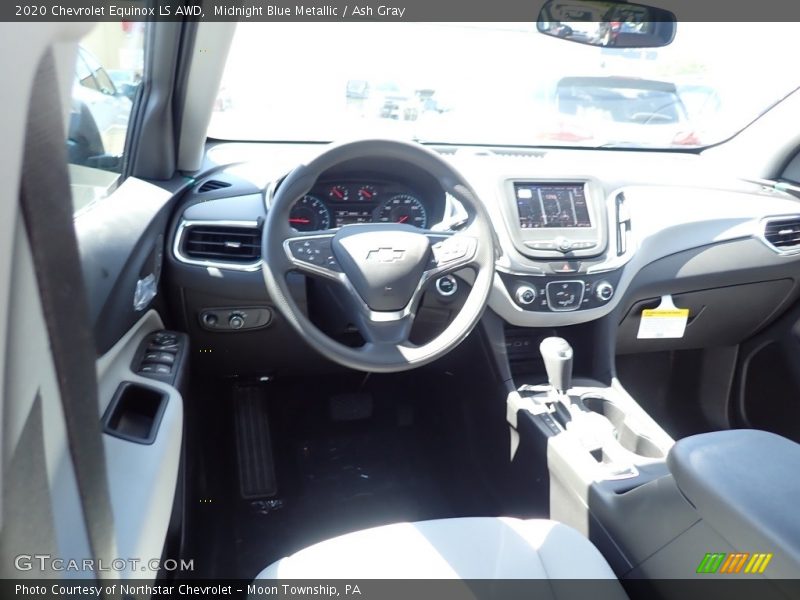 Midnight Blue Metallic / Ash Gray 2020 Chevrolet Equinox LS AWD