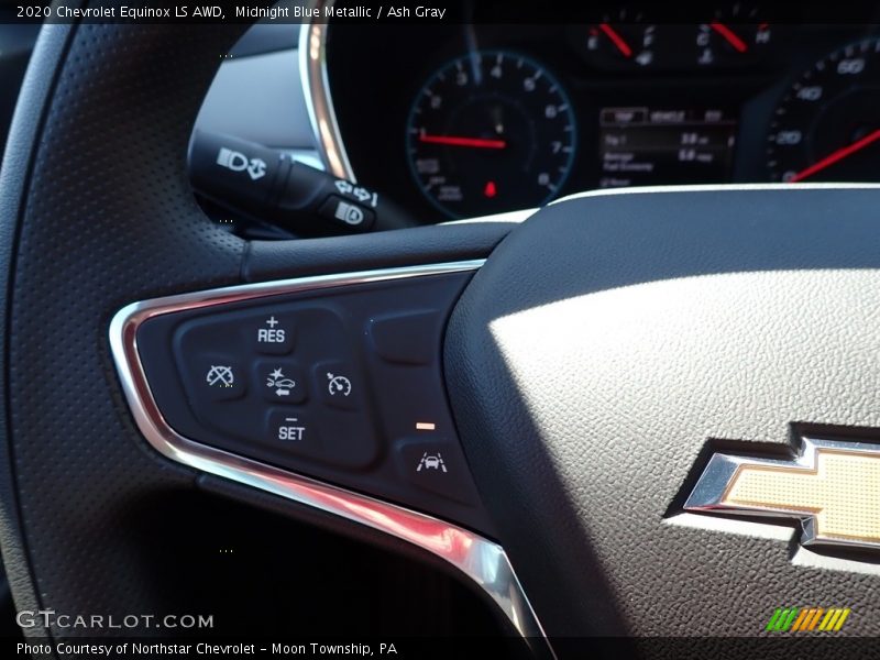 Midnight Blue Metallic / Ash Gray 2020 Chevrolet Equinox LS AWD