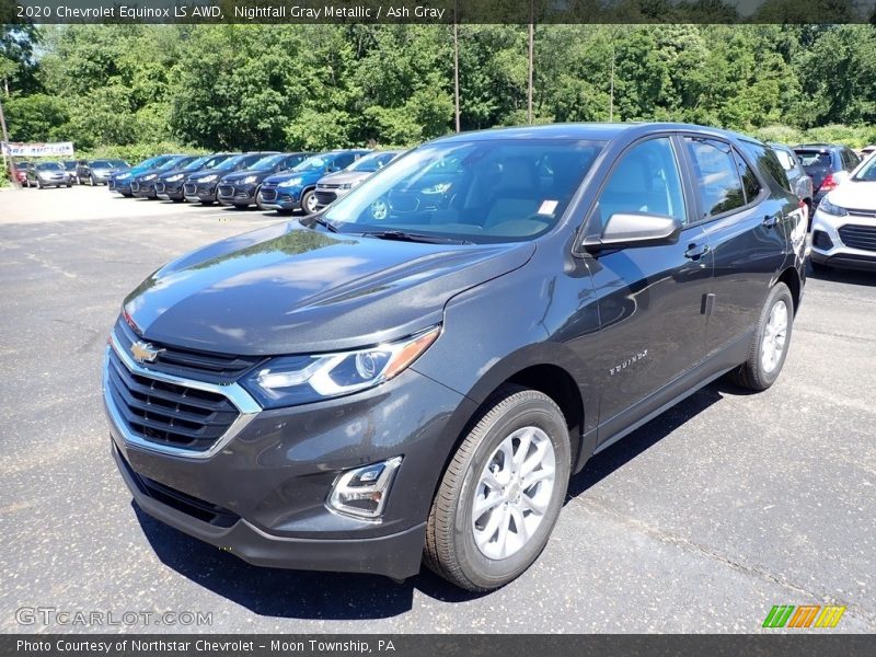 Nightfall Gray Metallic / Ash Gray 2020 Chevrolet Equinox LS AWD