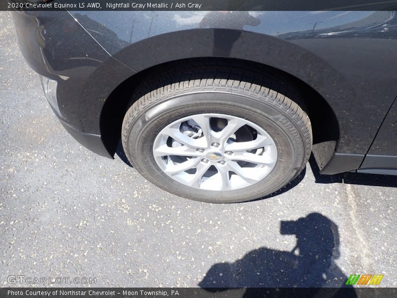 Nightfall Gray Metallic / Ash Gray 2020 Chevrolet Equinox LS AWD