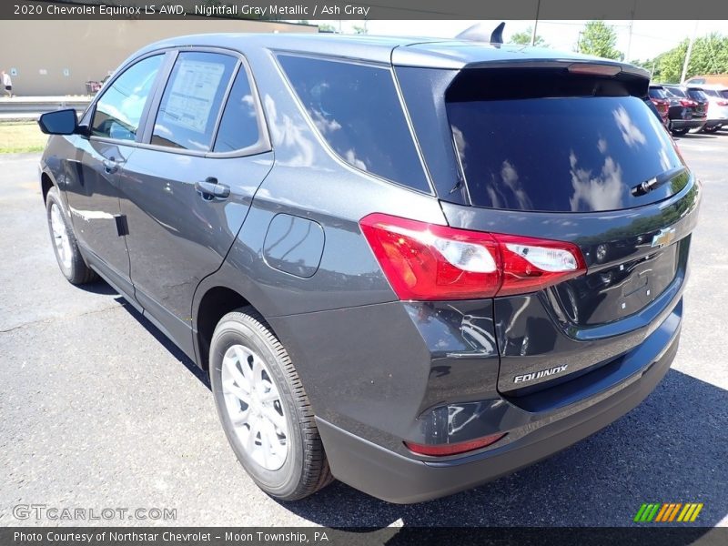 Nightfall Gray Metallic / Ash Gray 2020 Chevrolet Equinox LS AWD