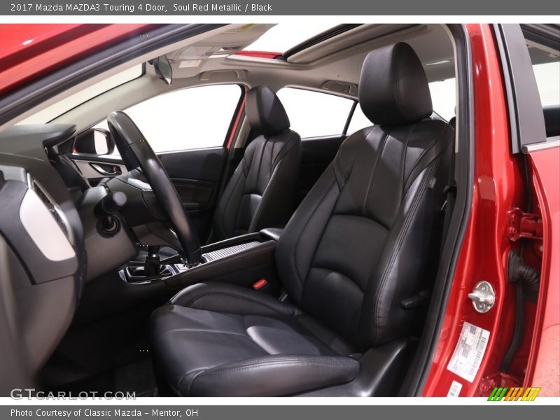 Soul Red Metallic / Black 2017 Mazda MAZDA3 Touring 4 Door