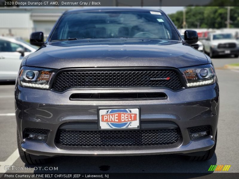 Destroyer Gray / Black 2020 Dodge Durango GT AWD