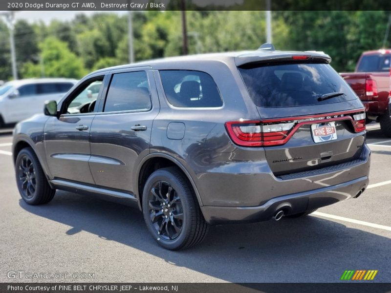 Destroyer Gray / Black 2020 Dodge Durango GT AWD