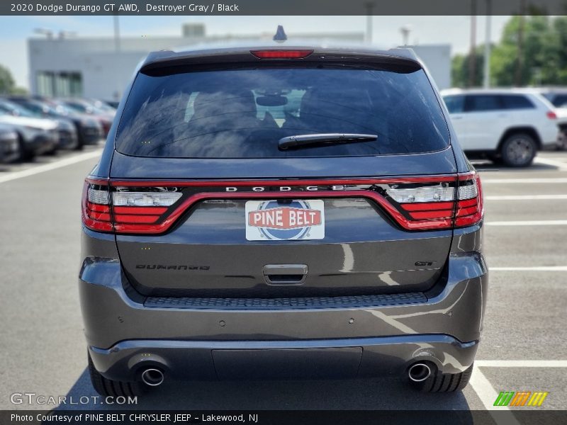 Destroyer Gray / Black 2020 Dodge Durango GT AWD