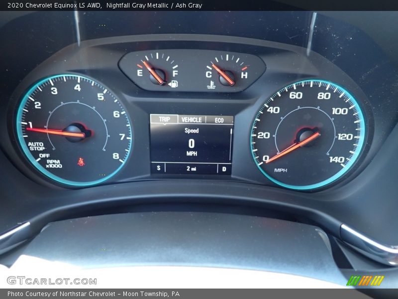 Nightfall Gray Metallic / Ash Gray 2020 Chevrolet Equinox LS AWD