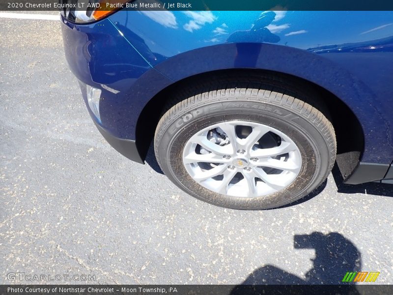 Pacific Blue Metallic / Jet Black 2020 Chevrolet Equinox LT AWD