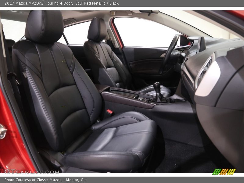 Soul Red Metallic / Black 2017 Mazda MAZDA3 Touring 4 Door